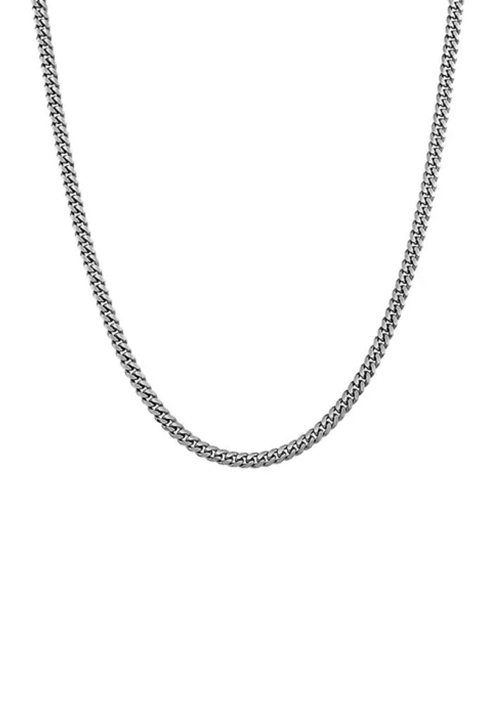 Belk & Co. Silver 26 inch Chain Necklace in Sterling Silver