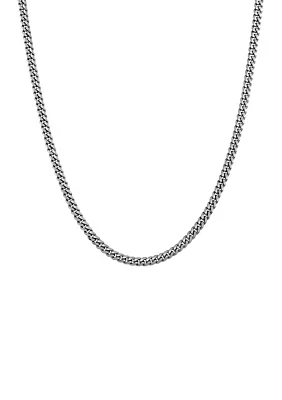 Inch Chain Necklace in Sterling Silver