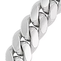 Millimeter Curb Chain Bracelet in Sterling Silver