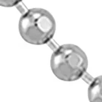 2.5 Millimeter Solid Bead Chain Necklace in Sterling Silver