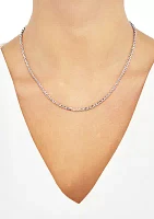 2.9 Millimeter Solid Oval Cable Chain Necklace in Sterling Silver