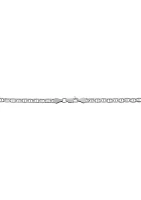 3.5 Millimeter Solid Mariner Chain Necklace in Sterling Silver