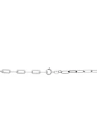 3.9 Millimeter Solid Paperclip Chain Necklace in Sterling Silver