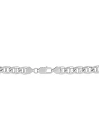 7.7 Millimeter Oval Marina Chain in Sterling Silver