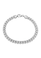 Mini Panther Chain Bracelet in Sterling Silver