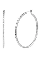 Hoop Earrings in Sterling Silver