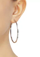 Hoop Earrings in Sterling Silver