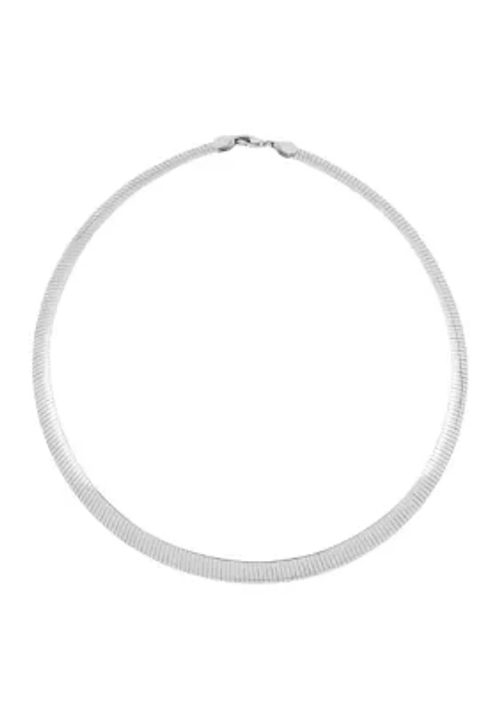 Reversible Necklace in Sterling Silver