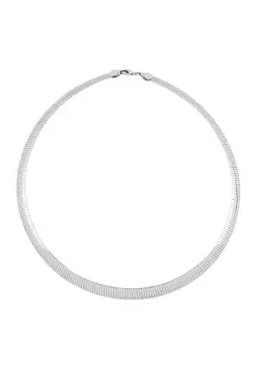 Reversible Necklace in Sterling Silver