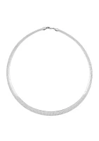 Reversible Necklace in Sterling Silver