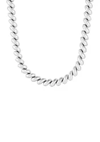 San Marco Curvy Necklace in Sterling Silver