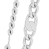 Graduated Multistrands Links in Sterling Silver