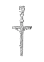 Gents Crucifix Pendant in Sterling Silver