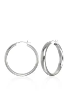 Hoop Earrings in Sterling Silver