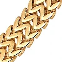 Oval Shape Mesh Chain Bracelet in 10K Yellow Gold