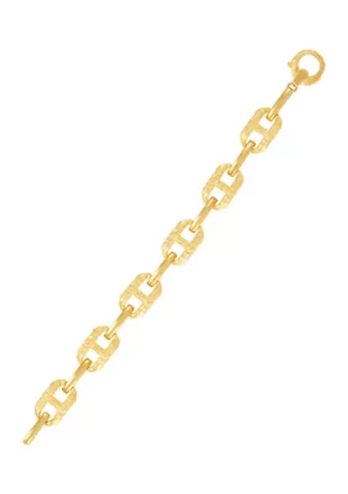 Satpol Marine Design Link Bracelet in 10K Yellow Gold