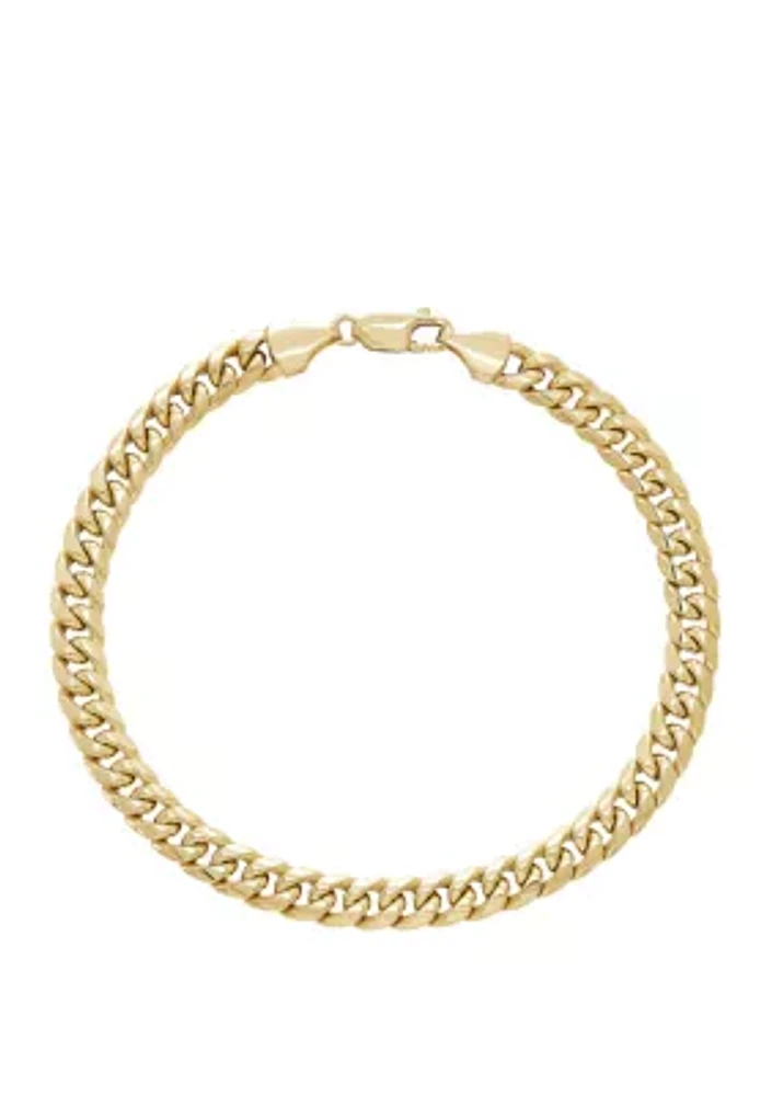 Cuban Bracelet in 10K Gold 