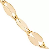 1.75 Millimeter Solid Mirror Chain Necklace in 10K Yellow Gold