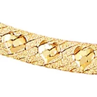 Herringbone Bracelet in 10K Yellow Gold