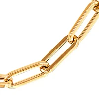 18 Inch Paper Clip Chain Necklace in 10K Yellow Gold 