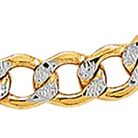 Hollow Curb Chain in 10K Yellow Gold