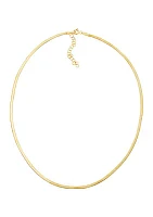 Herringbone Chain Necklace in 10K Yellow Gold