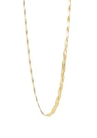 Herringbone Chain in 10K Yellow Gold