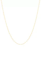 Cable Chain Necklace in 10K Yellow Gold