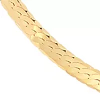 Micro Herringbone Chain in 10K Yellow Gold