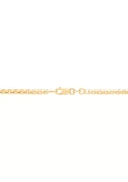 Hollow Box Chain in 10K Yellow Gold