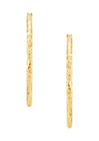 Hoop Earrings in 10K Yellow Gold