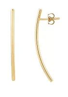 Drop Earrings in 10K Yellow Gold