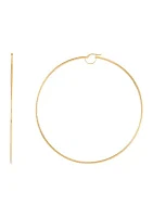 Hoop Earrings in 10K Yellow Gold