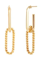 Hollow Fancy Door Knockers Design Earrings in 10K Yellow Gold