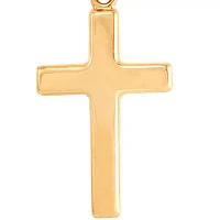 Cross Necklace in 10K Yellow Gold 