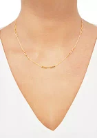 Link Chain Necklace in 10K Yellow Gold 