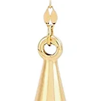 Lariat Teardrop Necklace in 10K Yellow Gold