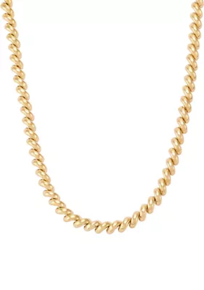 San Marco Chain in 10K Yellow Gold