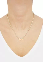 Hollow Milano Special Chain Necklace in 10K Yellow Gold