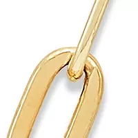 Dangle Heart and Star Necklace in 10K Yellow Gold