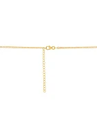 Mama Station Necklace in 10K Yellow Gold