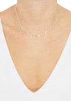 Mama Station Necklace in 10K Yellow Gold