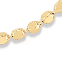 Hollow Beads Links Necklace in 10K Yellow Gold