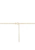 Hollow Beads Links Necklace in 10K Yellow Gold