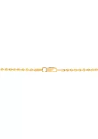 Bar Lariat Necklace in 10K Yellow Gold