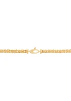 Grad Byzantine Chain Necklace in 10K Yellow Gold