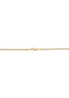 Triple Row Oval Bead Ice Chain in 10K Yellow Gold