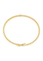 3 Millimeter Beaded Bracelet in 10K Yellow Gold