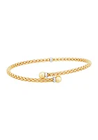 3 Millimeter Beaded Bracelet in 10K Yellow Gold