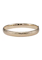 Hing Bangle Bracelet in 10K Yellow Gold